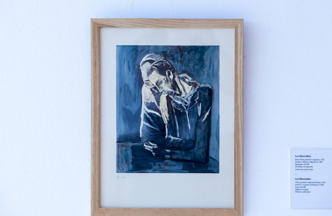 La muestra de Picasso en el Centro Cultural Gaya Nuño. MARIO TEJEDOR