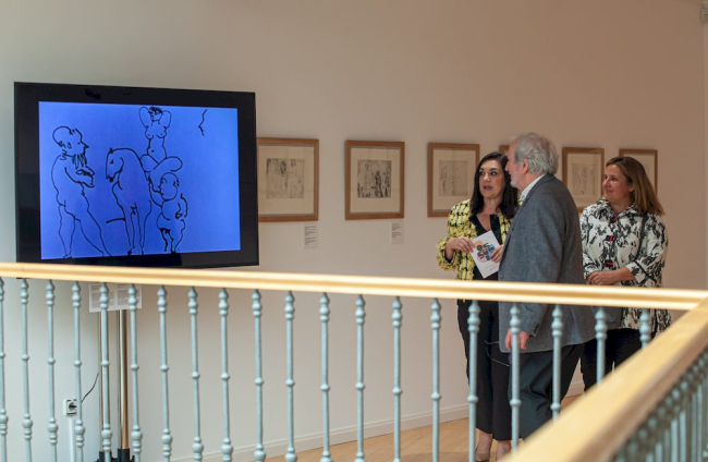 La muestra de Picasso en el Centro Cultural Gaya Nuño. MARIO TEJEDOR-