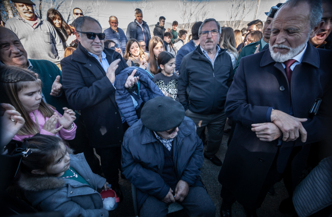 Almarza y San Andrés cumplen con la tradición del Arca.-GONZALO MONTESEGURO