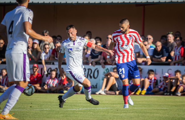 Partido entre el Numancia y el Atlético de Madrid en el Burgo de Osma, Soria.