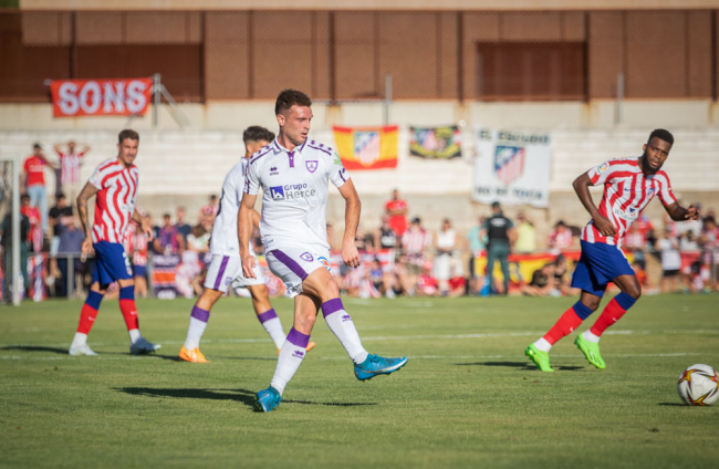 Partido entre el Numancia y el Atlético de Madrid en el Burgo de Osma, Soria.