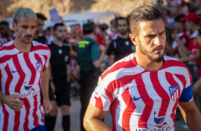 Partido entre el Numancia y el Atlético de Madrid en el Burgo de Osma, Soria.