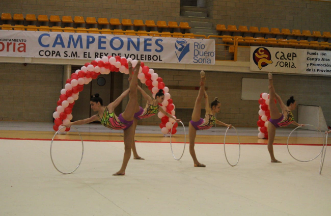 El Provincial de gimnasia rítmica se celebró el domingo en Los Pajaritos. HDS