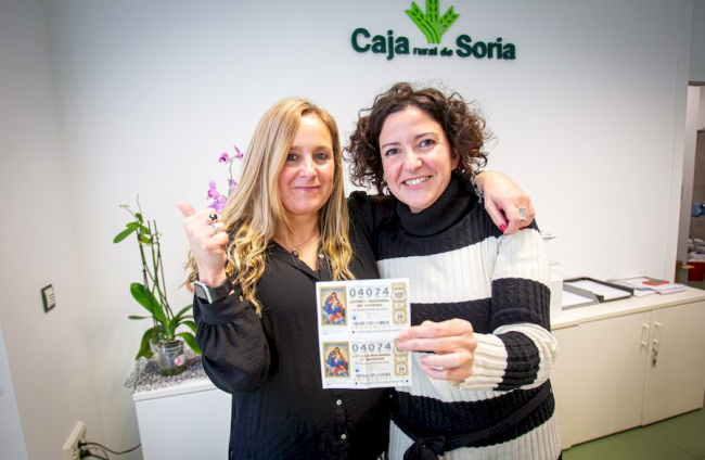 Fotos de las celebraciones en Soria por la Lotería de Navidad. MARIO TEJEDOR (23)