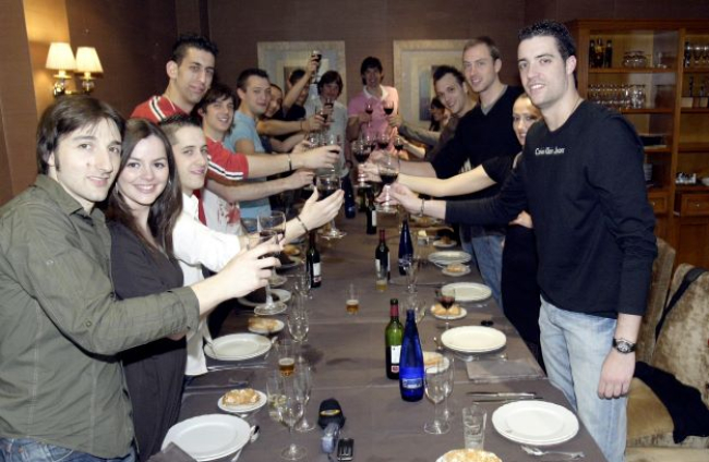 Celebración de la Copa del Rey lograda por el CMA Soria en 2008. HDS