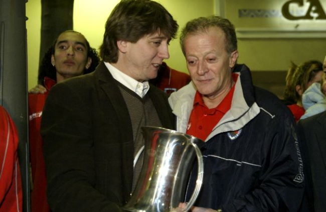 Celebración de la Copa del Rey lograda por el CMA Soria en 2008. HDS