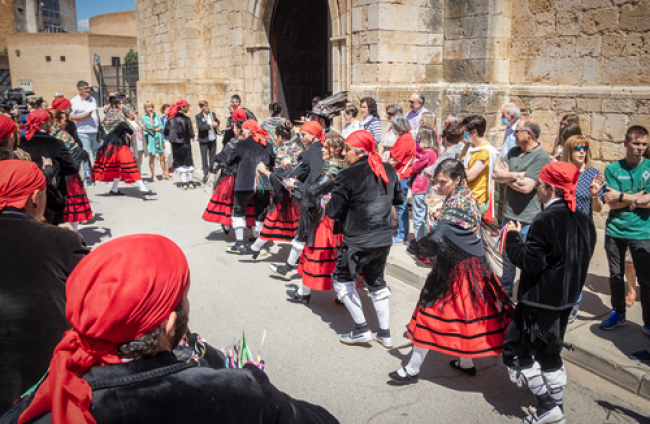 Los zarrones en las fiestas de San Pascual Bailón de Almazán de 2022. GONZALO MONTESEGURO
