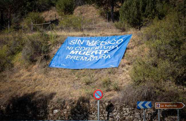 Manifestación en Muriel de la Fuente.-G. MONTEAGUDO