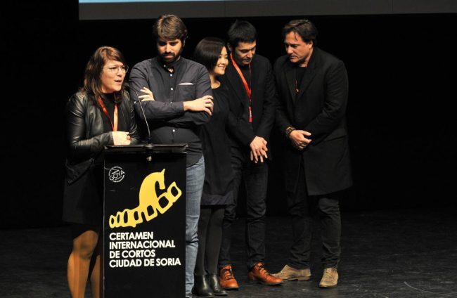 Clausura del Certamen Internacional de Cortos Ciudad de Soria en una edición anterior. HDS