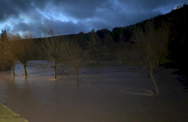 Imágenes provocadas por las lluvias de estos días.