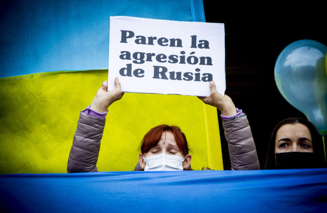 No a la guerra en Ucrania