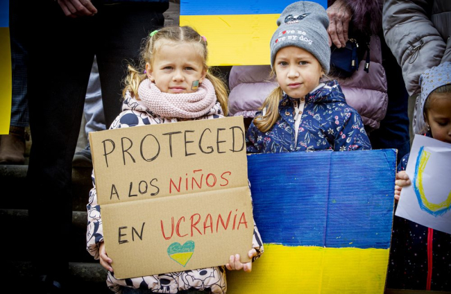 No a la guerra en Ucrania