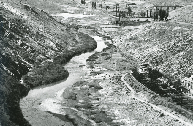 Río Duero desde San Saturio 1940. FOTÓGRAFO DESCONOCIDO