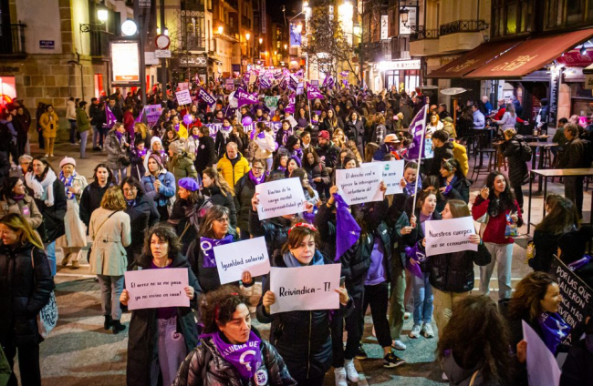 Manifestación del 8M Día Internacional de las Mujeres. MARIO TEJEDOR (22)