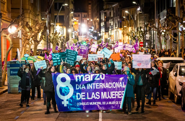 Manifestación del 8M Día Internacional de las Mujeres. MARIO TEJEDOR (31)