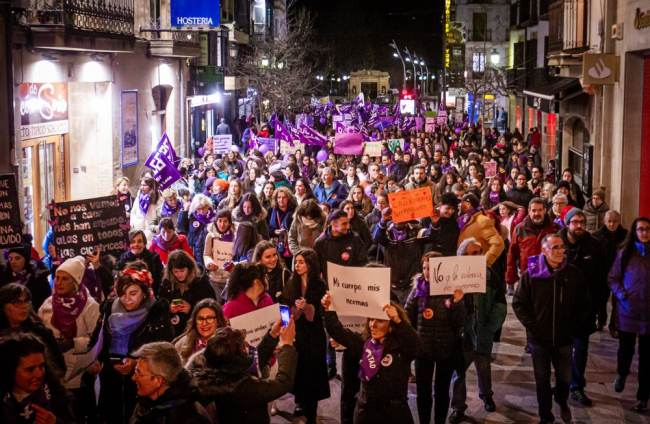 Manifestación del 8M Día Internacional de las Mujeres. MARIO TEJEDOR (33)