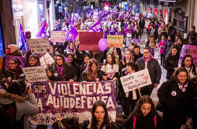 Manifestación del 8M Día Internacional de las Mujeres. MARIO TEJEDOR (36)