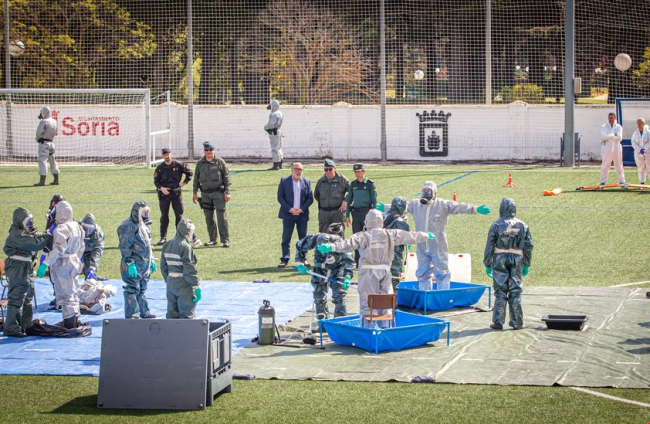 Simulacro de la Guardia Civil. MARIO TEJEDOR