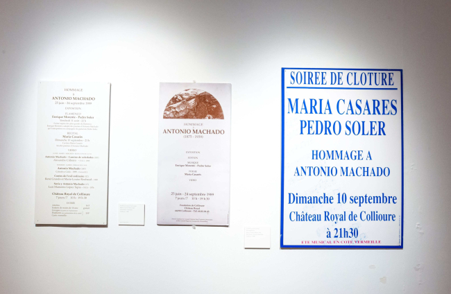 Exposición María Casares, Pedro Soler. Collioure 1989. MARIO TEJEDOR (14)