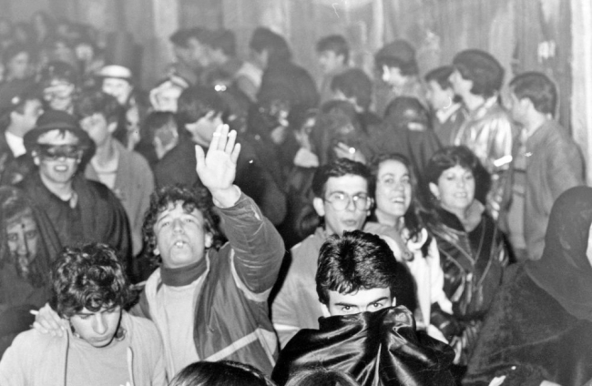 Soria 1985. Cortejo del Entierro de la Sardina