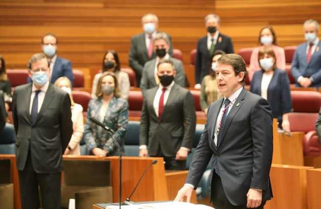 Toma de posesión de Alfonso Fernández Mañueco como presidente de la Junta de Castilla y León.