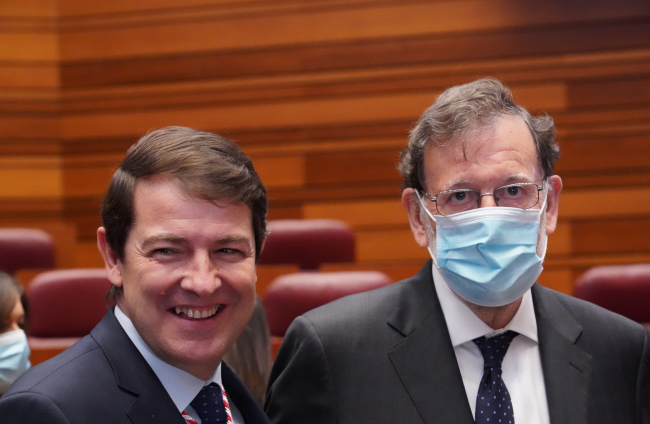 Mañueco y Rajoy,