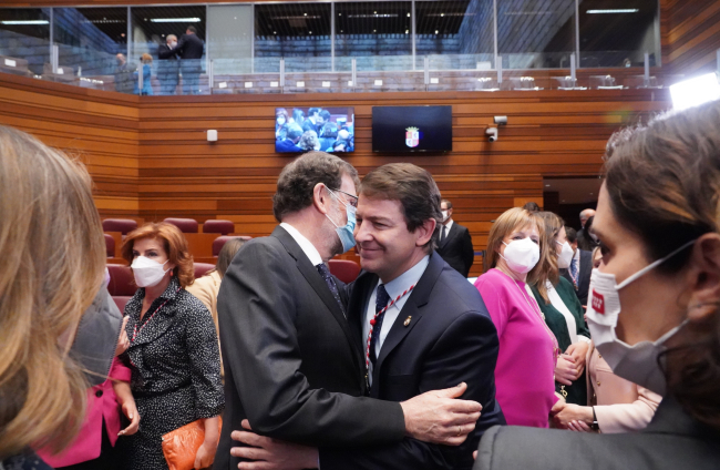 Mañueco y Rajoy,