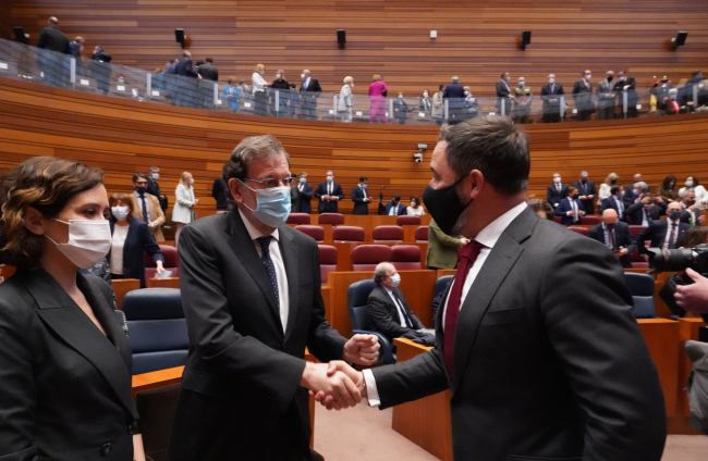 Rajoy y Abascal.