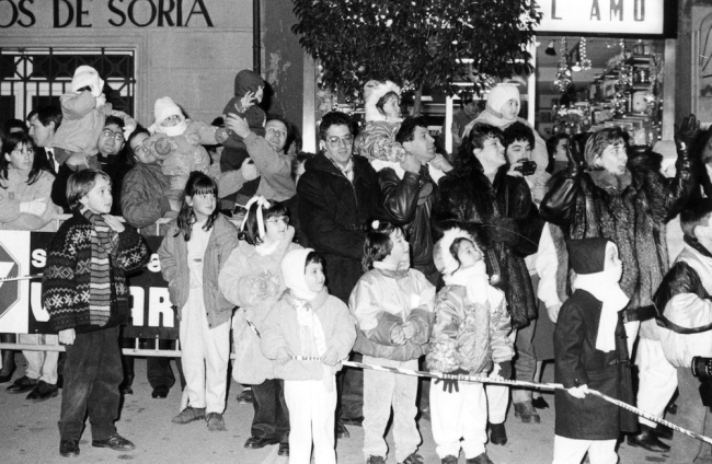Año 1991, Cabalgata de Reyes en Soria - Foto Romero