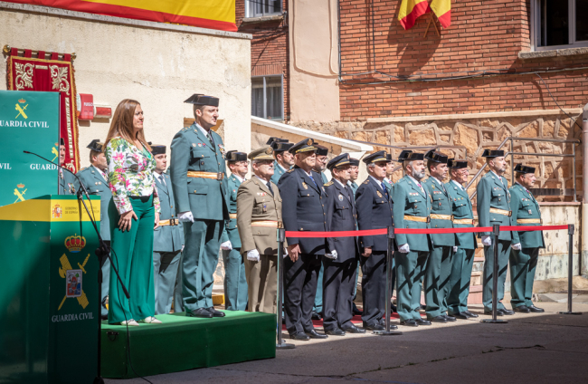 Celebración del 179 aniversario de la Guardia Civil en Soria.-GONZALO MONTESEGURO