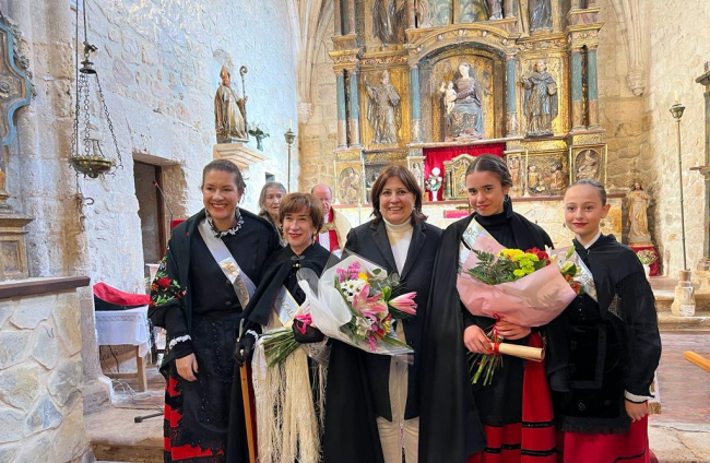 Celebración de las águedas en Peñalba de San Esteban.-ANA HERNANDO