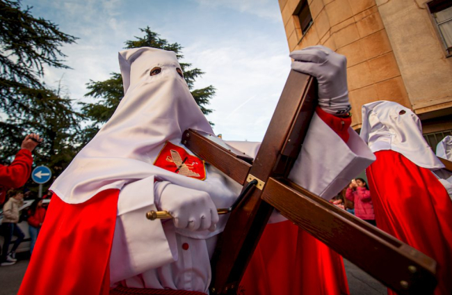 Via Crucis penitencial de la Cofradía de la flagelación. MARIO TEJEDOR
