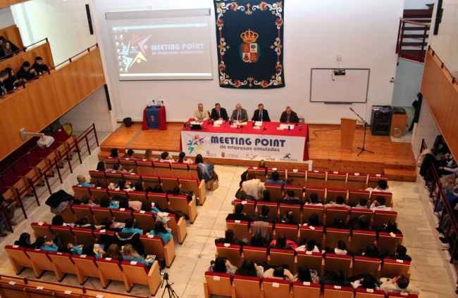 El encuentro de empresas simuladas se desarrollo en Burgos.