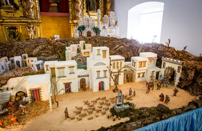 El belén de El Burgo de Osma en San Agustín. MARIO TEJEDOR (1)