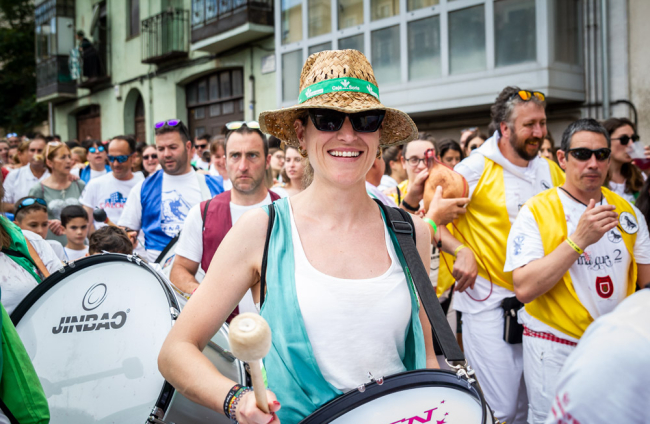 Las Bailas, como siempre junto al Duero, el último día de las fiestas de San Juan.