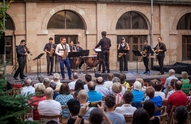 El Ensemble de saxofones JOSAX en el Festival Soria Clásica