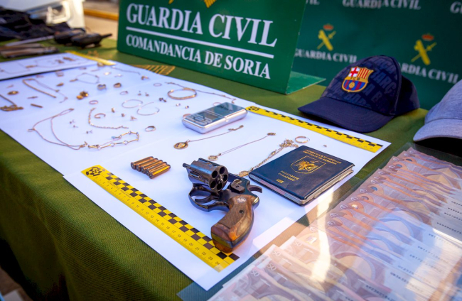 Alijo incautado por la Guardia civil en la Operación Bianca