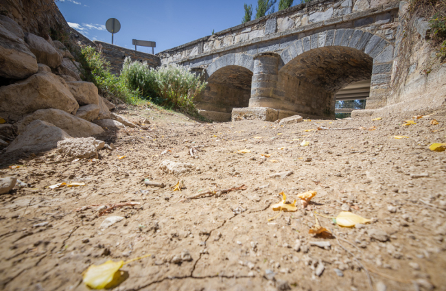 Imagenes del río Linares en el municipio sampedrano.