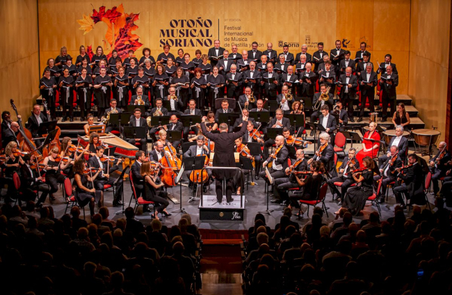 Orquesta Sinfónica y Sociedad Coral de Bilbao en el estreno del Otoño Musical Soriano