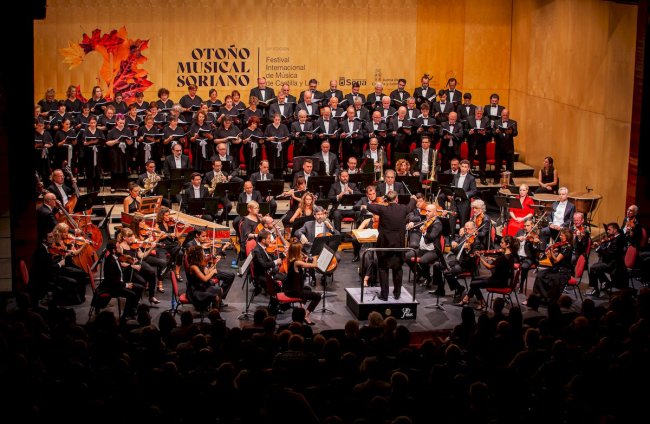 Orquesta Sinfónica y Sociedad Coral de Bilbao en el estreno del Otoño Musical Soriano