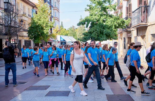 La Hermandad de Donantes de Sangre de Soria celebró su Marcha por la Vida.