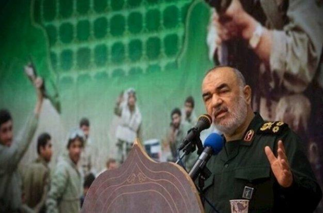 El comandante de la Guardia Revolucionaria iraní, Hosein Salami.-EUROPA PRESS