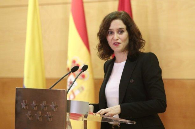 La presidenta de la Comunidad de Madrid, Isabel Díaz Ayuso.-EUROPA PRESS