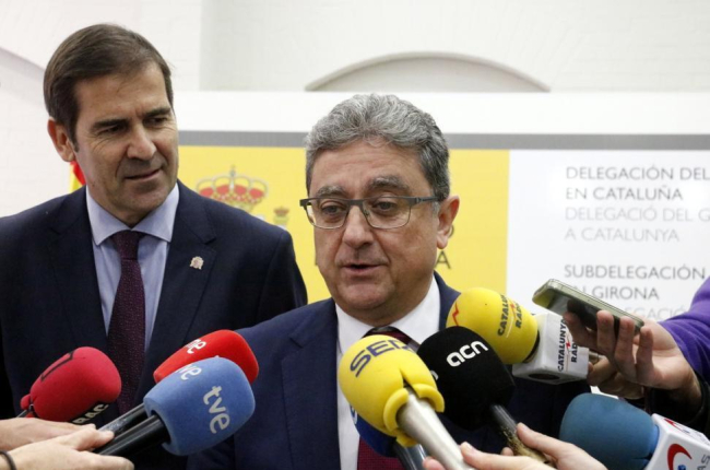 El delegado del Gobierno en Catalunya, Enric Millo, critica a Puigdemont por pensar que los votos lo han exculpado de las acusaciones que le formula Fiscalía.-XAVIER PI (ACN)