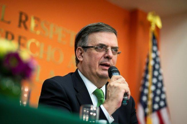 El ministro de Exterioresde México, Marcelo Ebrard.-REUTERS