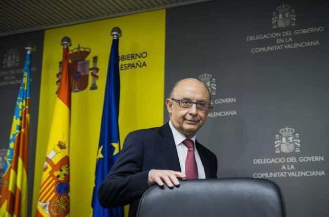 El ministro de Hacienda, Cristóbal Montoro.-MIGUEL LORENZO