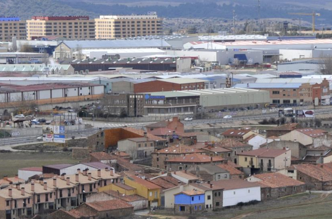 Vista del polígono industrial Las Casas. HDS