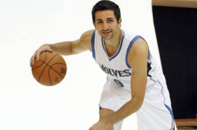 Ricky Rubio, en una imagen con su equipo.-Foto: EFE / CRAIG LASSIG