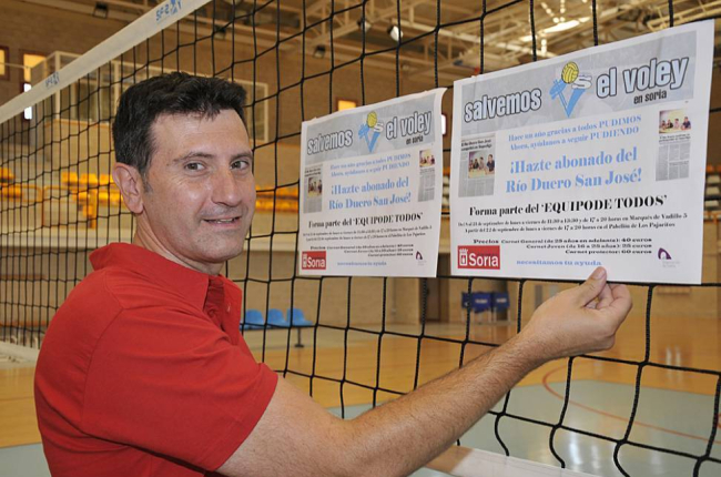 Ángel Romera, vicepresidente del Río Duero San José.-Valentín Guisande