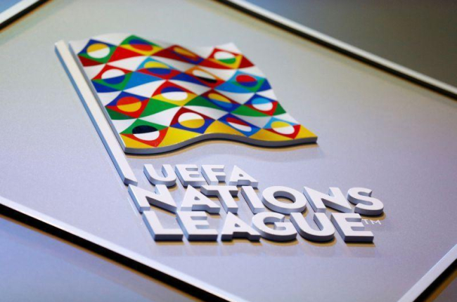 Logotipo de la nueva competición de selecciones de la UEFA.-PIERRE ALBOUY (REUTERS)